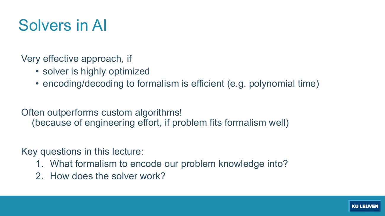 Slide listing the two conditions for the approach to be effective and the two key questions of the lecture